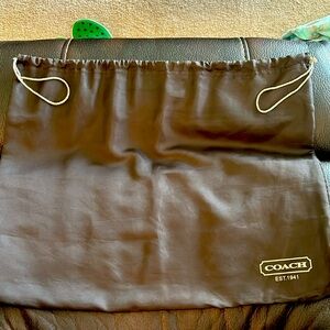 *New*COACH SILKY BROWN DUSTBAG